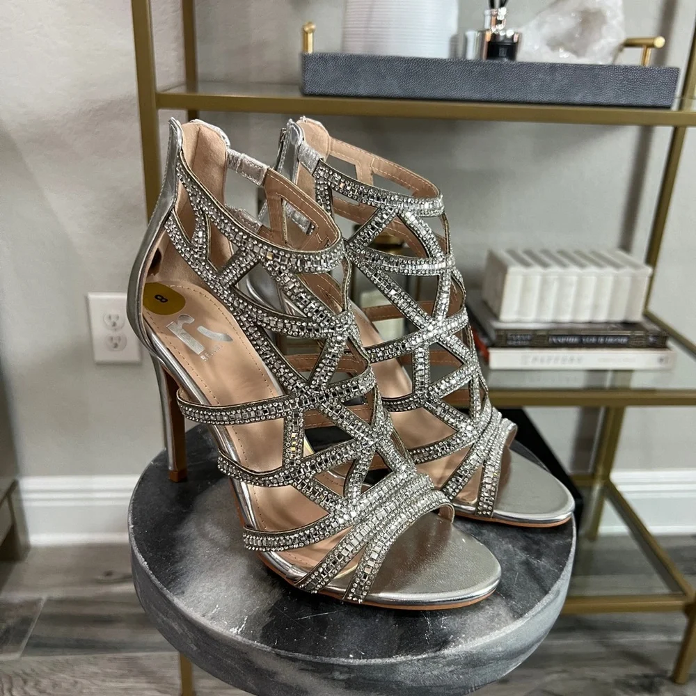 Glamorous Rhinestone Heels - Picture 3 of 5